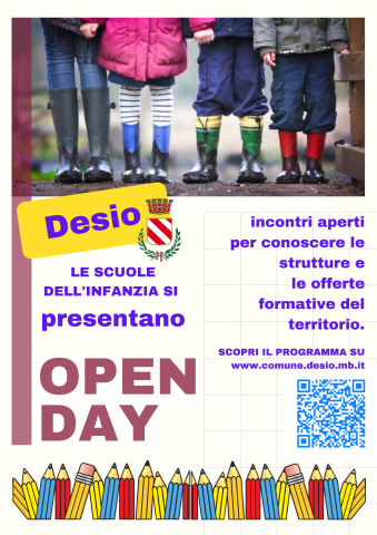 Open day 2023/24, le Scuole dell’Infanzia si presentano