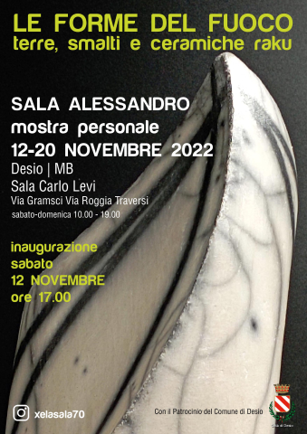 LE FORME DEL FUOCO terre, smalti e ceramiche raku