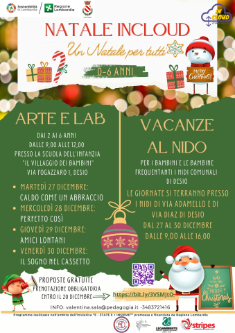 Quando la scuola va in vacanza: due opportunità gratuite per la fascia 0/6 anni