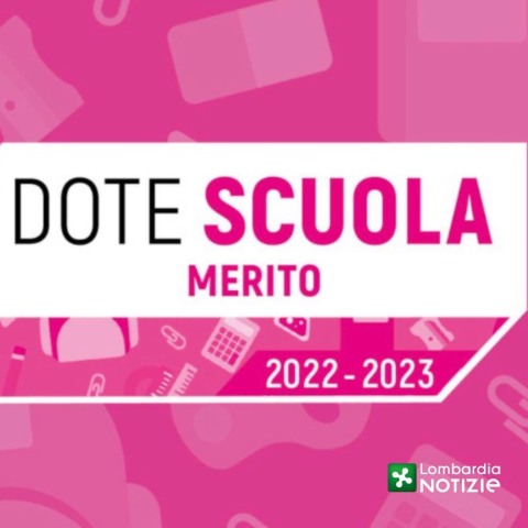 Dote Scuola – Merito: domande entro il 19 gennaio