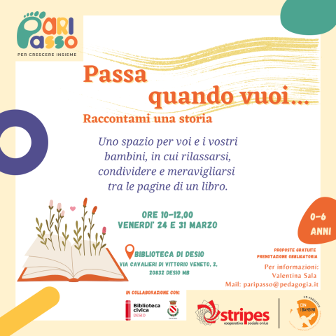 Passa quando vuoi, una proposta per la fascia 0/6 anni