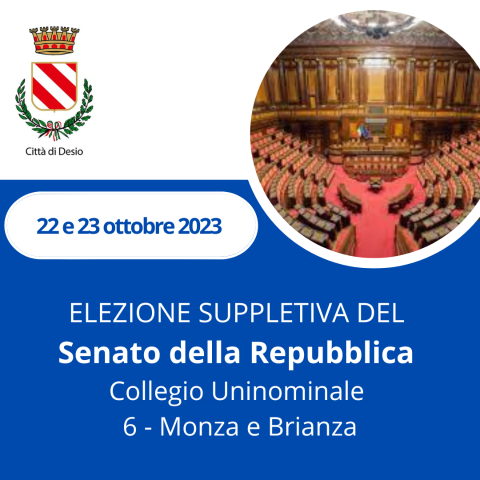 Elezioni suppletive del Senato, si vota il 22 e 23 ottobre