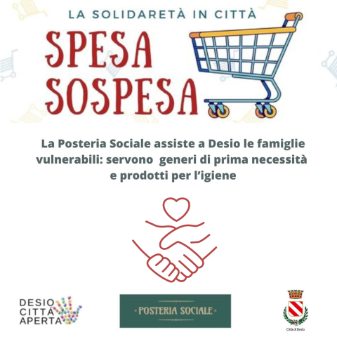 ‘Dona la Spesa’: il 14 ottobre una raccolta straordinaria per la Posteria Sociale