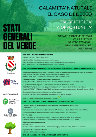 Stati Generali del Verde, il programma