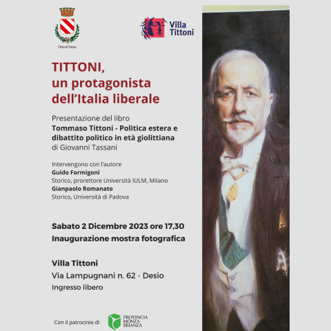 “Tittoni, Un protagonista dell’Italia Liberale”