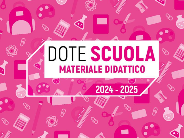 Dote Scuola, materiale didattico e borse di studio statali